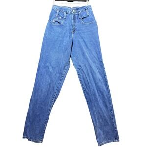 Steel Jeans High Rise Straight Leg Jeans Women Size 7 Blue Vintage USA Cotton